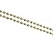 CleverDelights 2.4mm Ball Chain - Champagne Gold Color - 330 Feet
