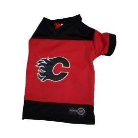 Calgary Flames - Dog Hockey Jersey - Medium