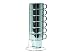Present Time PT Coffee Set Mirror Tower, Porcelain