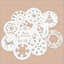 Kaiser Bakeware Patisserie Holiday Cake Stencil Set