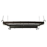 Grand French Pot Rack Color - Satin Black