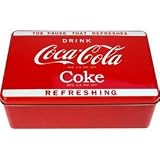 Coca Cola Box metall. 20,5 x 13 x 7 cm, rot weiss. Original Lizenzware. Coca Cola Reklame.von "Jean P."