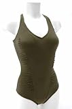 SOLAR Damen Badeanzug oliv Gr. 48 Softschalen für C-Cup Neu