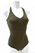 Sports : SOLAR Damen Badeanzug oliv Gr. 48 Softschalen f&uuml;r C-Cup Neu