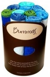 Bummas The Boys Baby Cloth, Blues and Greens, 4 Ounce