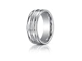Benchmark® 8mm Comfort Fit Wedding Band / Ring LIFETIME WARRANTY