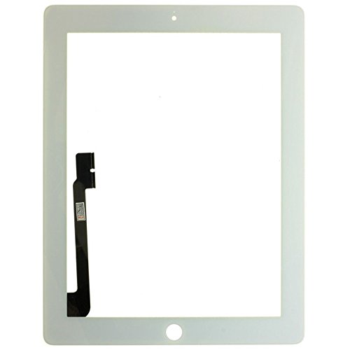 Dannemann Replacement Touch Screen Display Glass Digitizer For iPad3 4 White
