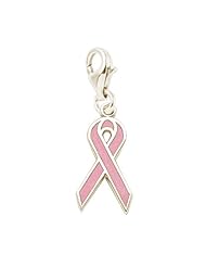 Rembrandt Charms Breast Cancer Charm with Lobster Clasp