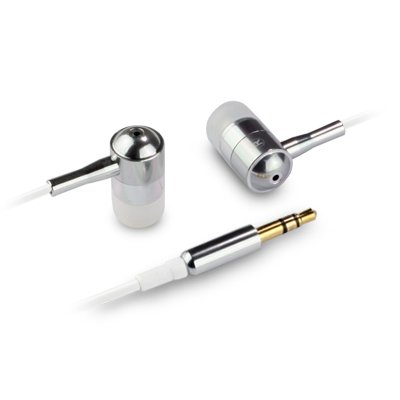 HTC FLYER INEAR METALLIC PREMIUM HEADSET SILVER PART OF THE QUBITS ACCESSORIES RANGE
