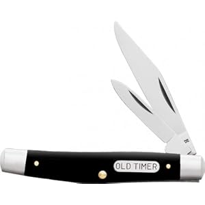 Schrade 33OTB Old Timer Middleman Jack Pocket Knife, Buffalo Horn Handle by Schrade