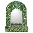 Mirror, 'Emerald Paradise' Mirror, 'Emerald Paradise'
