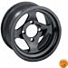 AMS ATV ALUMINUM 12X7 WHEEL CHROME #0021270ACHR 0021270A-CHR