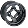 AMS Chrome Cast Aluminum Rear Wheel - 12x7, 4/110, 2+5* , Material: Aluminum, Finish: Chrome 0021270A-CHR
