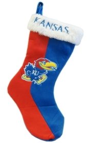 Kansas Jayhawks Stocking - 17'' Color Block 2009