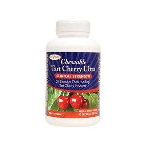 Enzymatic Therapy Tart Cherry Ultra Chewable - 90 Chewable Tablet ( 12-Pack)