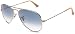 Amazon price tracker, Amazon price history charts, Ray-Ban RB3025 Aviator Large Metal Sunglasses 55 mm, Non-Polarized, Arista Gold/Crystal Blue Gradient