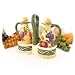 CRUET SET, OIL & VINEGAR TUSCANY GRAPE FRUIT DECOR
