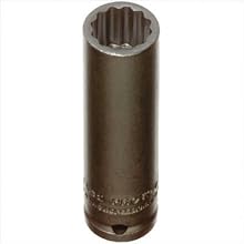 Stanley Proto J7322H 6 Point 1/2" Drive Impact Socket, 11/16"