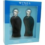 WINGS by Giorgio Beverly Hills SET-EDT SPRAY 3.4 OZ & AFTERSHAVE 3.4 OZ for Men