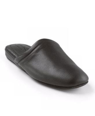 Buy Club Room “Tony” Open Black Leather Slipper