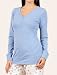 Motherhood Maternity: Long Sleeve Henley Collar Nursing Sleep Top