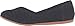 Toms Women's Jutti Flat Black Suede Chevron Embossed Casual Shoe 8 Women US