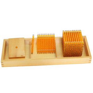 Imagen principal de Montessori Bandeja de Introducción a los Decimales Matematicas