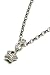 Charm & Rock Pave Star Lock and Heart Key Charm Necklace