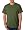 Gildan 5000 Adult Heavy Cotton T-Shirt (Heather Military Green , Medium)