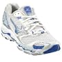 Mizuno Women's Wave Nirvana 3 Size: 6, Width: B, Color: White/Powder Blue