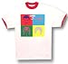 Queen T-shirt 'Hot Space' red ringer white tee (Medium)