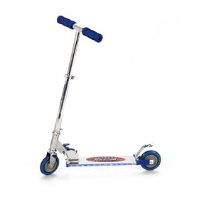 Ozbozz Blue Flashing Storm Folding Scooter