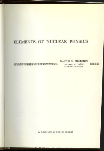 elements of nuclear physics