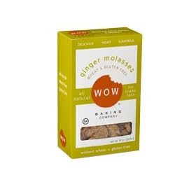 WOW Baking- Ginger Molasses Cookies, All Natural, Wheat & Gluten Free, 8 oz Box