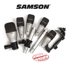 SAMSON 7 PIECE DRUM MICROPHONE KIT SADK7
