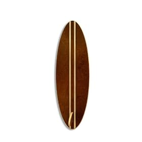 Eco-friendly Kid's Surfboard Growth Chart - Surfin Kids Cocoa Finish