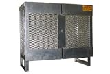 Aluminum Vertical Gas Cylinder Cabinet - 2 Cylinder Capacity