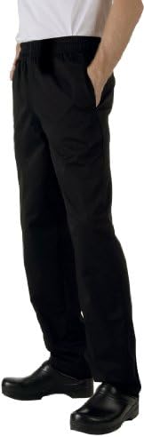 Chef Works Basic Baggy Chef Pants, Black