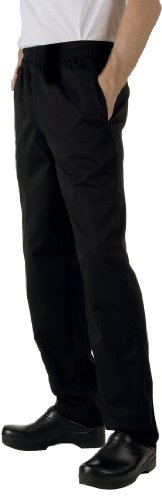 Chef Works Basic Baggy Chef Pants, Black