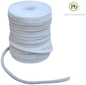 Genuine Suede Leather Lace Grey 3x1.7mm 5 Meters (Spool is not included)