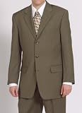 Martina Franca Taupe 3-Button Suit