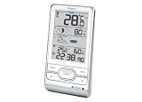 Oregon Scientific BAR208HG_W Wireless Weather Station with Humidity & Weather Alert - White