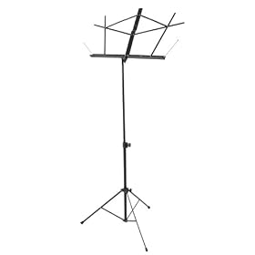 Yamaha Folding Sheet Music Stand with Carry Bag, Black