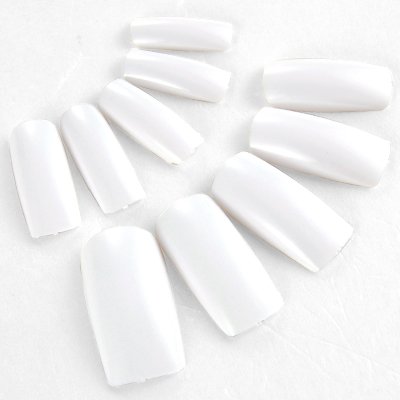 100 st Full Size Nagel Tips Weiss UV GEL Effekt Kuenstliche Fingernaegel Tipbox Preisvergleich