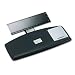 3M(TM) Keyboard Tray with Sit-stand Adjustable Arms, Adjustable Platform, 22.38 Inch Track, Gel Wrist Rests, Black