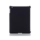 Simplism Apple製Smart coverを装着したiPad 2 専用ハードカバー ラバーコーティング ブラック TR-SBCIPD2-RB