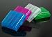 Bluecell 4 PCS Clear/Blue/Green/Purple Color AA / AAA 4 Cell Battery Storage Case + Bluecell Cable T