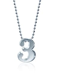 Alex Woo "Little Numbers" Sterling Silver Number Pendant Necklace, 16"