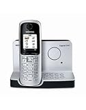 Siemens Gigaset S685 schnurloses DECT-Telefon mit Anrufbeantworter, beleuchtetem Farbdisplay und Bluetooth titanium