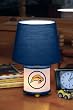 BUFFALO SABRES Team Logo 12" Tall DUAL-LIT ACCENT LAMP / NIGHT LIGHT (with 8" Wide Shade)